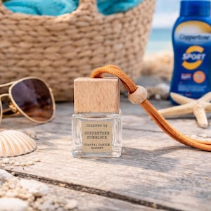 Coppertone Inspired Car Diffuser: Beach Scented Air Freshener