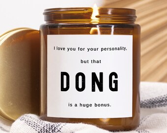Funny Candle| 9 oz. Hand Poured Coconut Soy Wax| Gifts for Him | Valentine's Day | Racy Gifts