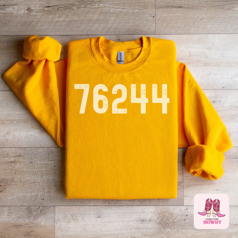 Zip Code Sweatshirt Personalized Zip Code Sweatshirt Hometown