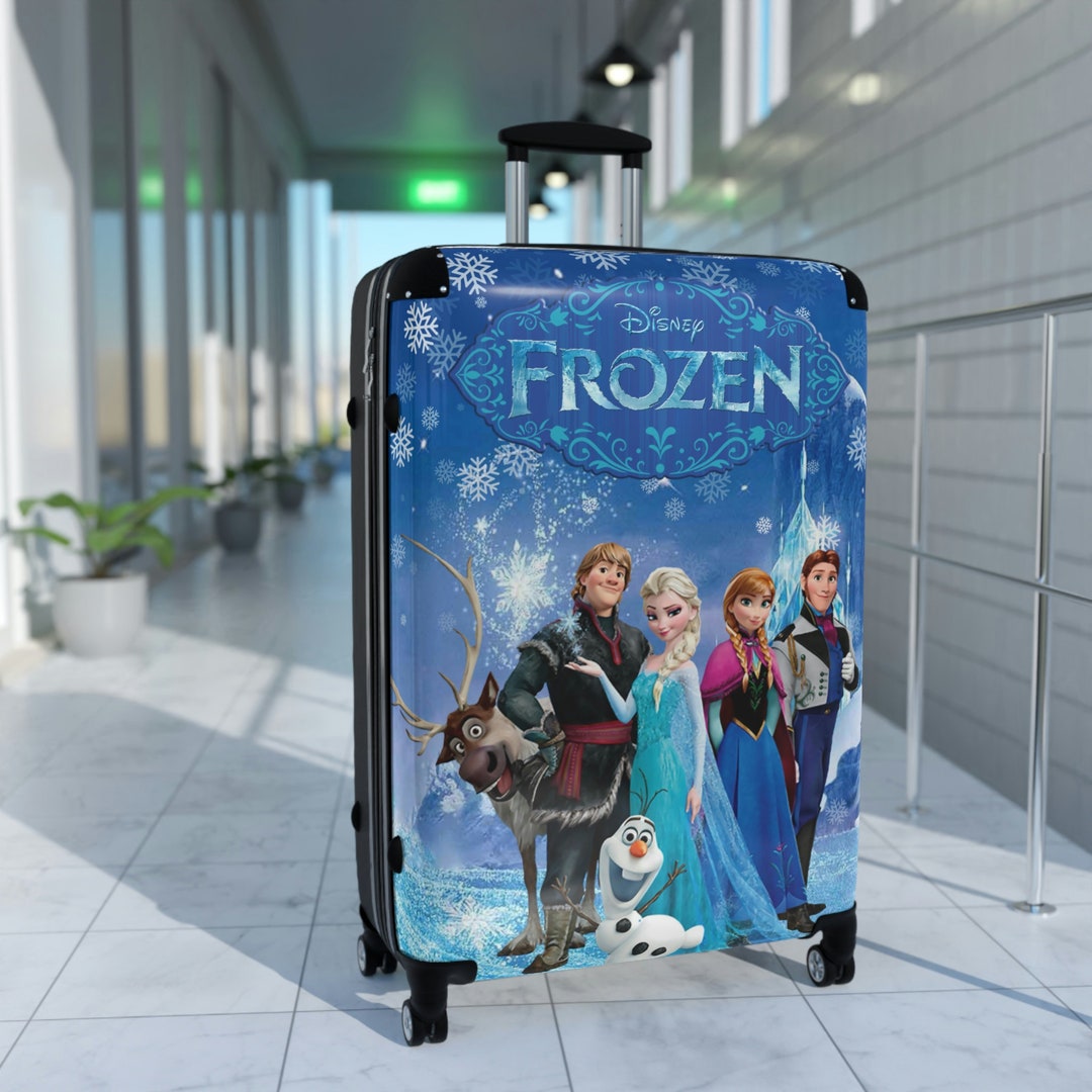 Frozen Suitcases Etsy