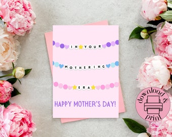 Taylor Swiftie Mothers Day, Pop Music Lover, Funny Mother's Day Card for Swifty, Country, Taylor Birthday, Mommy, Eras Tour, Mum, Mummy, Mom