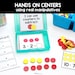 Math Centers Addition and Subtraction Kindergarten Task Cards Within 10 ...