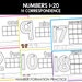 Printable Fine Motor Numbers Playdough Mats - Etsy