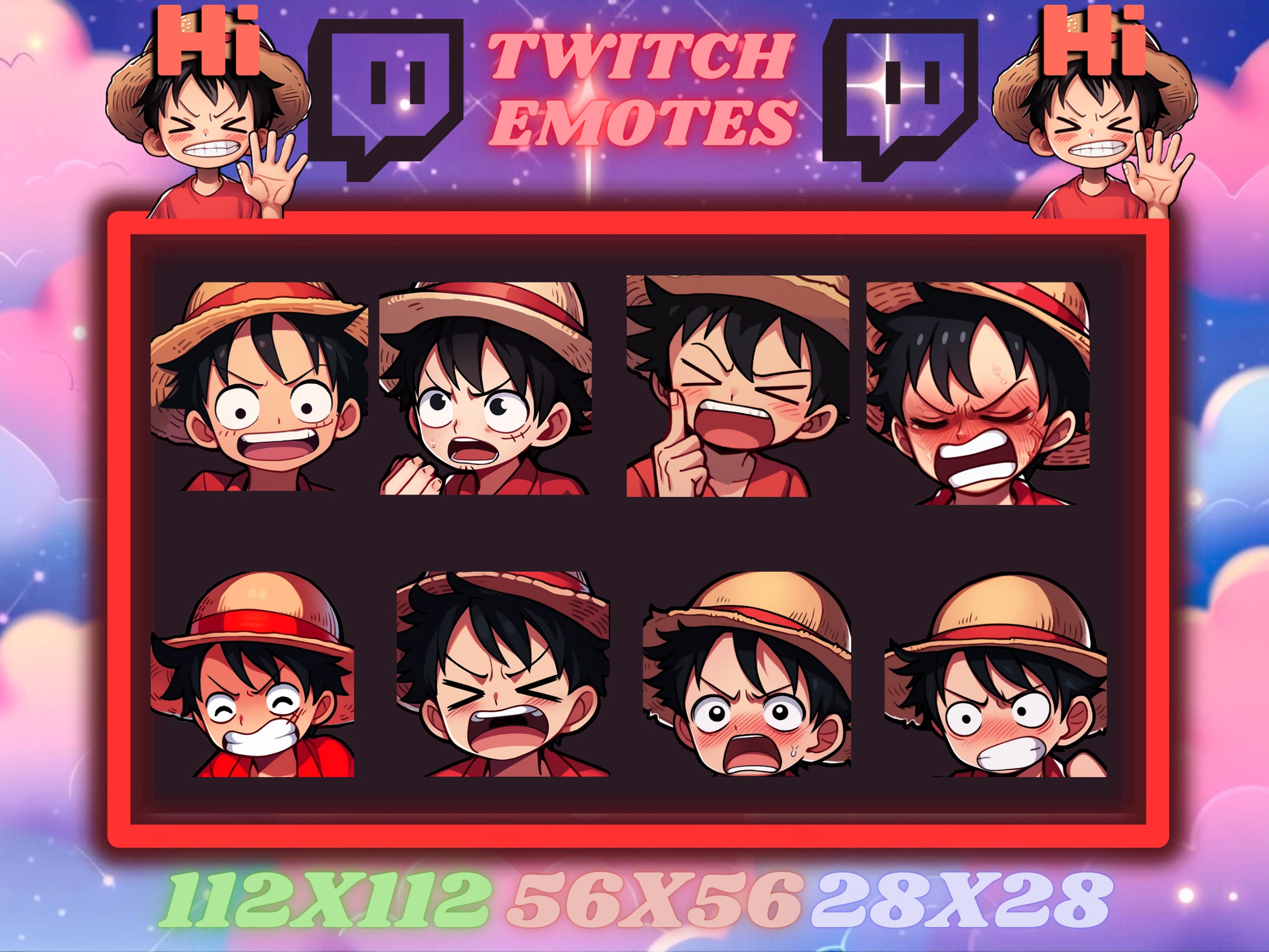 Luffy One Piece Gear Five Sticker by MangaRider