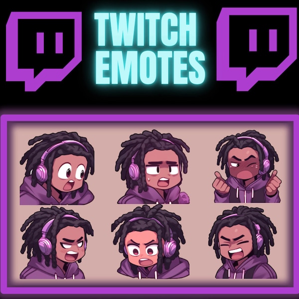 Dread head gamer twitch emotes