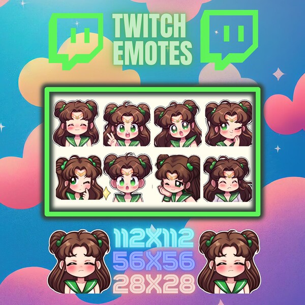 Sailor Jupiter Twitch Emote