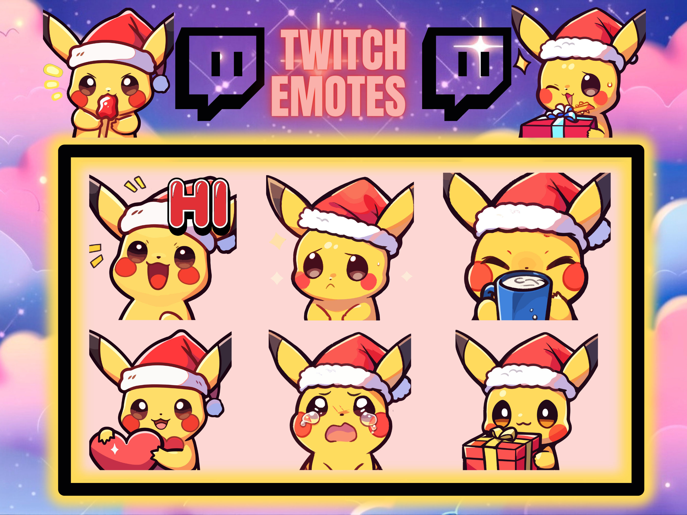 70 Christmas Twitch Emotes Memes Pepega New Year -  Israel