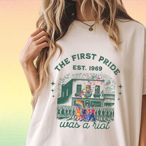 The first Pride Was a Riot Shirt, EST 1969, Pride month Gay pride shirt Lesbian pride Bi pride Equality shirt Subtle pride shirt Ally GGC315
