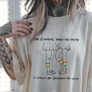 Retro equality tee protect trans kids subtle sapphic shirt retro ally cute bi pride shirt lgbtq gift lesbian tshirt pride festival  GGC334