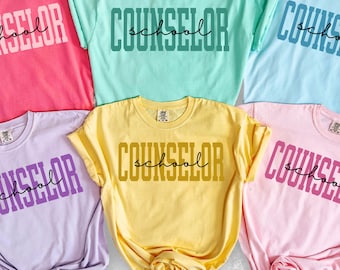 Counselor Shirt School Counselor Gift School Counselor T Shirt Comfort Colors Back To School Shirt Counselor Appreciation Gift Mental Health