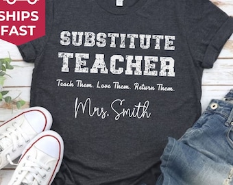 Substitute Teacher Shirt, Substitute Teacher Gift, Substitute teacher era T-shirt, Gift For Teacher, Cool Teacher Parody Shirt best teacher