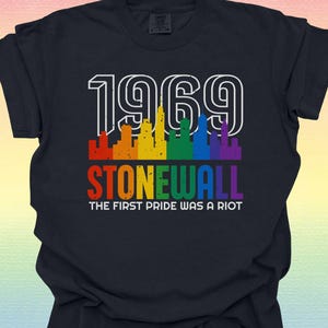 The first Pride Was a Riot Shirt EST 1969 Pride month Gay pride shirt Lesbian pride Bi pride Equality shirt Subtle pride shirt Ally GGC260