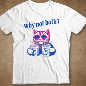 Bisexual pride Shirt, Bi Shirt, bi pride, Subtle pride shirt, bisexual shirt, Punny Shirt, Retro Pride Shirt, pride is a protest shirt, Cat