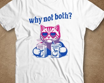 Bisexual pride Shirt, Bi Shirt, bi pride, Subtle pride shirt, bisexual shirt, Punny Shirt, Retro Pride Shirt, pride is a protest shirt, Cat