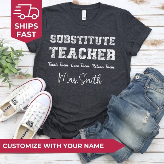 Substitute Teacher Shirt, Substitute Teacher Gift, Substitute teacher era T-shirt, Gift For Teacher, Cool Teacher Parody Shirt best teacher