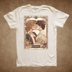 Chemise de carte de tarot de fierté lesbienne, et elles étaient chemise de colocataires, les historiens appelleraient, cadeau de petite amie lesbienne, valentines, queer de fierté lgbtq