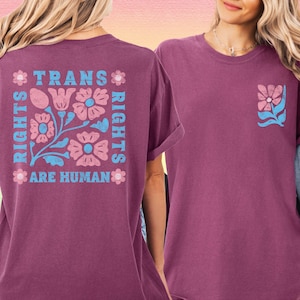 Trans Rights Shirt Human rights tee lgbt pride queer trans lgbt trans pride queer transgendered lgbt trans gay trans nonbinary pride GGC278