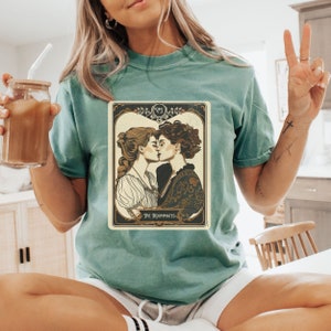 Lesbian Pride Tarot Card Shirt, And they were roommates shirt, Historians would call, lesbian girlfriend gift, valentines, lgbtq pride queer