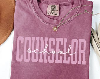 Counselor Shirt School Counselor Gift School Counselor T Shirt Comfort Colors Back To School Shirt Counselor Appreciation Gift Mental Health
