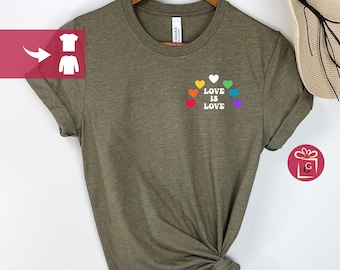 Love is Love T-Shirt Womens Love is Love Shirt Pride Shirt Mens Love is Love Shirt Kindness Shirts LGBTQ Support Tees Gay Pride Shirt Gift