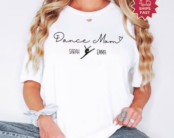 Custom Dance Mom Sweatshirt Personalized Shirt with custom Names Gift for Dance Mom Dancing Crewneck for Mothers Day Dance Competition shirt