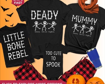 Halloween Couple Sweatshirts, Matching Halloween Family shirts, Mom Dad Baby Toddler Shirt, Kid Halloween Party Shirt, group halloween shirt