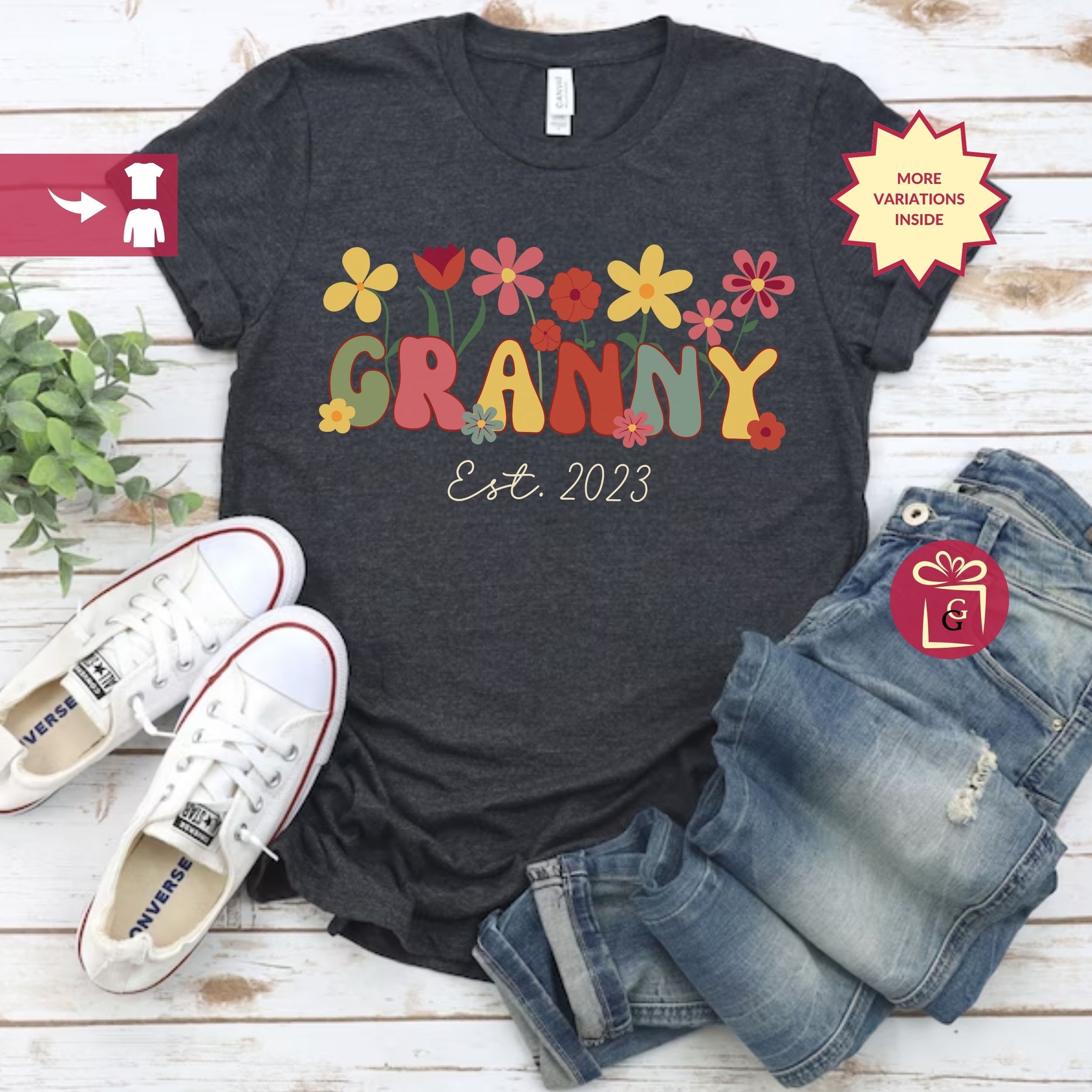 Granni Grandma T-Shirt for Mother's Day