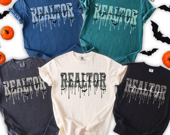 Halloween Realtor Shirt Realtor Comfort Colors Halloween Shirt Halloween Realtor TShirt Fall Realtor Shirt Fall Real Estate Gift tee