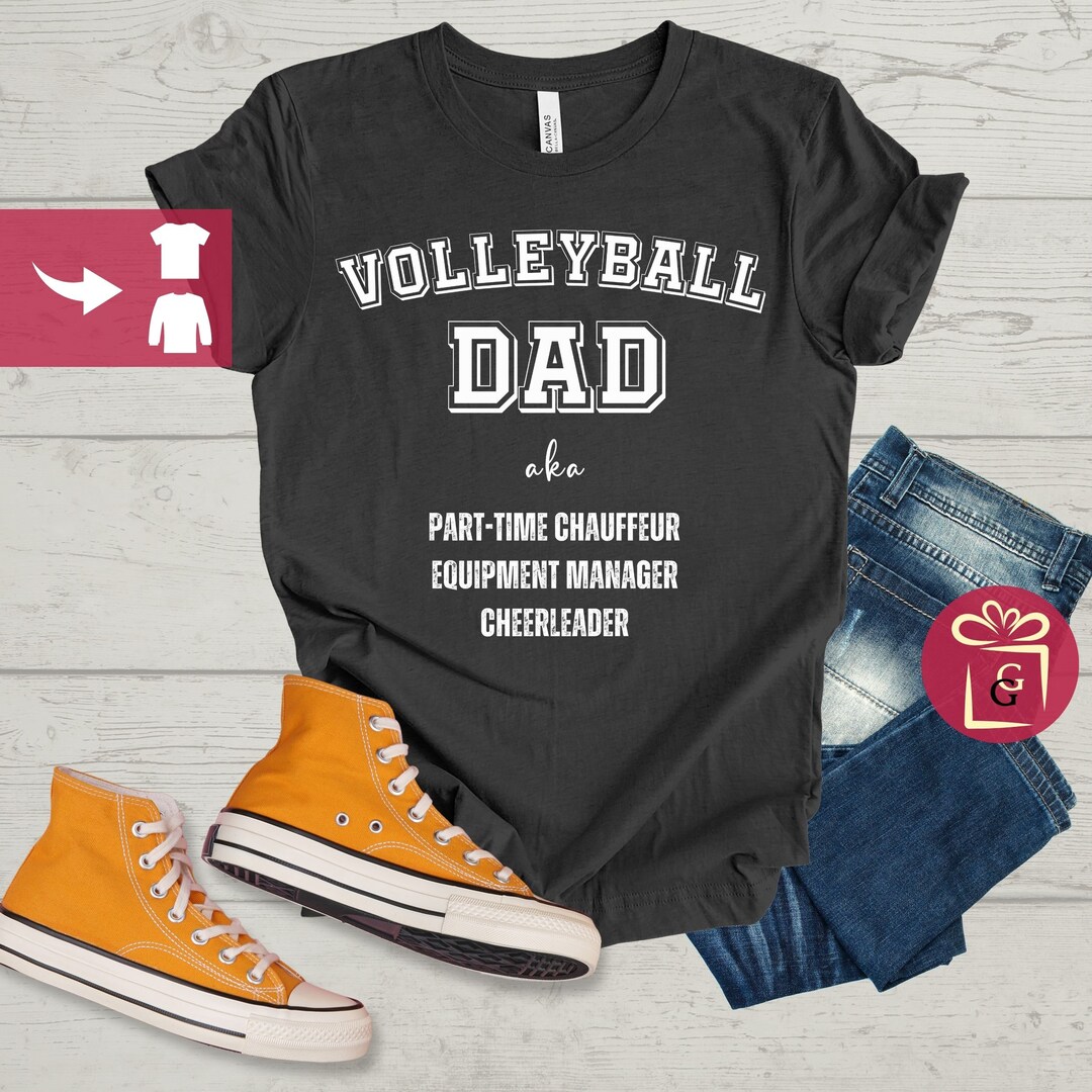 Volleyball Shirt Dad Volleyball Daddy Gift Volleyball Father Tshirt
