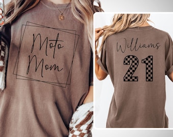 Personalized Race Mom Shirt, Race Mama Sweatshirt, Racing Season, Checkered Race Shirt, Mama Racing Sweatshirt, Mothers Day Gift For Mom