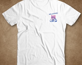Bisexual pride Shirt, Bi Shirt, bi pride, Subtle pride shirt, bisexual shirt, Punny Shirt, Retro Pride Shirt, pride is a protest shirt, Cat