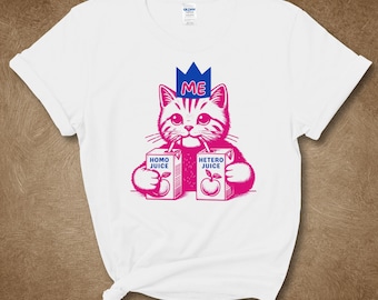 Bisexual pride Shirt, Bi Shirt, bi pride, Subtle pride shirt, bisexual shirt, Punny Shirt, Retro Pride Shirt, pride is a protest shirt, Cat