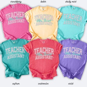 Teacher Assistant Shirt Comfort Colors Paraprofessional Shirt Para Educator tshirt Teacher Aide Tee Teacher Gift Cute Teacher Assistant Tee