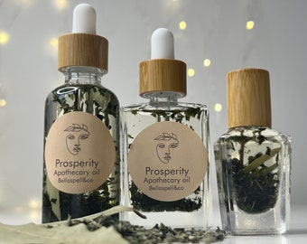 Prosperity Apothecary Oil | All Natural Oil | Ritual Essential Oil Blend | Anointing Oil | Infused Oil