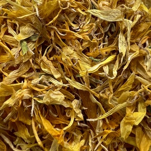 Dried Calendula Flowers 2023 Harvest pot Marigold, Calendula Officinalis,  Natural Bulk Tea 15 G, Lithuanian Product 