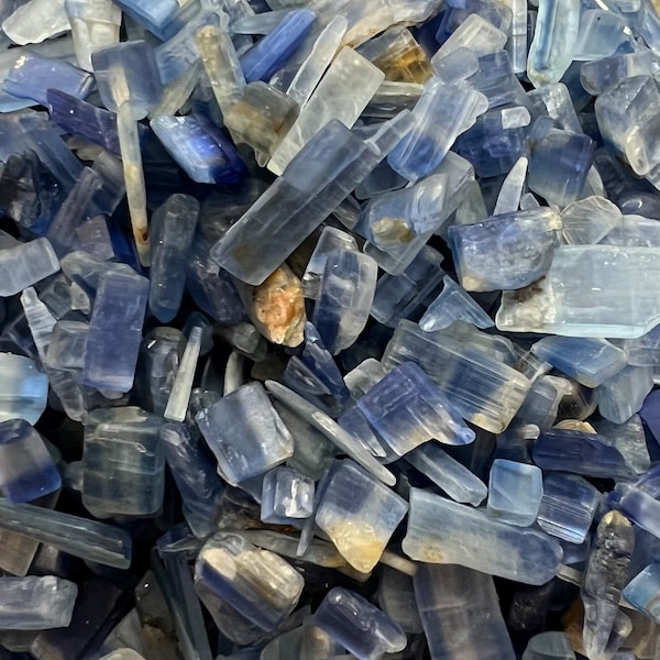 Blue Kyanite | Crystal Chips | Bulk Crystal Chips | Gemstones | Spell Work | Witchcraft Supplies | Raw Gemstones