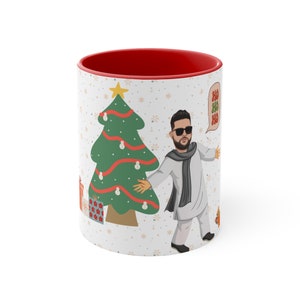 Caneca de café de Natal Karan Aujla, 11 onças