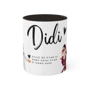 Canecas de café Karan Aujla para aniversários de irmã, presentes, feriados, para ela 11oz