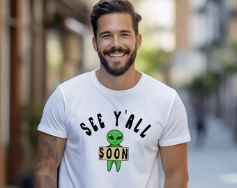 Funny Alien Shirt, UFO Aliens Shirt, Funny UFO shirt, Abduction Shirt, Aliens T-shirt, Alien Lovers Shirt, Alien Spooky Fun Tee.