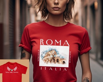 Rome Roma Shirt, Rome Italy, Rome Gift, Italy Souvenir, Rome Italy Shirt, Roma City Tee, Rome T-shirt, Italy Trip Tee, Rome Vacation.