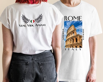 Rome Italy Shirt, Rome T shirt, Rome Italy Vacation, Rome Gift, Rome Shirt, Italy Souvenir, Roma City Tee, Rome T-shirt, Italy Trip Shirt.