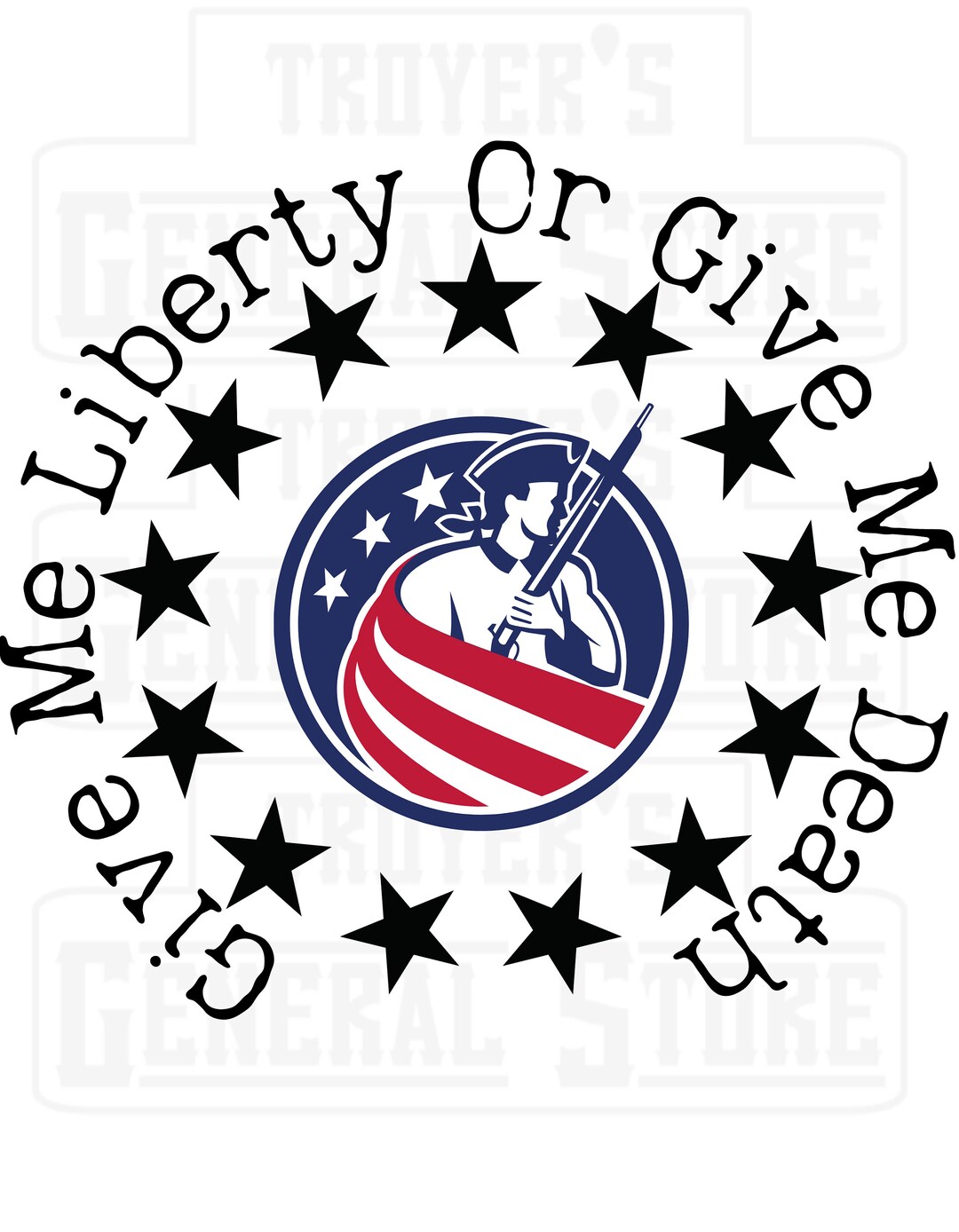 Give Me Liberty or Five Me Death V2 SVG PNG Clip Art Etsy