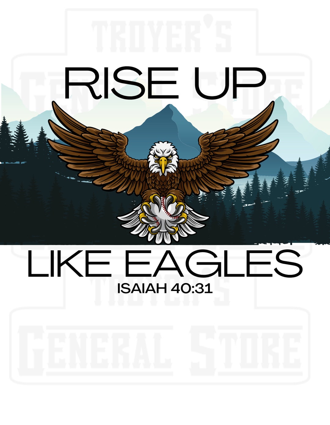 Rise up on Wings Like Eagles SVG PNG Faith Christian Etsy