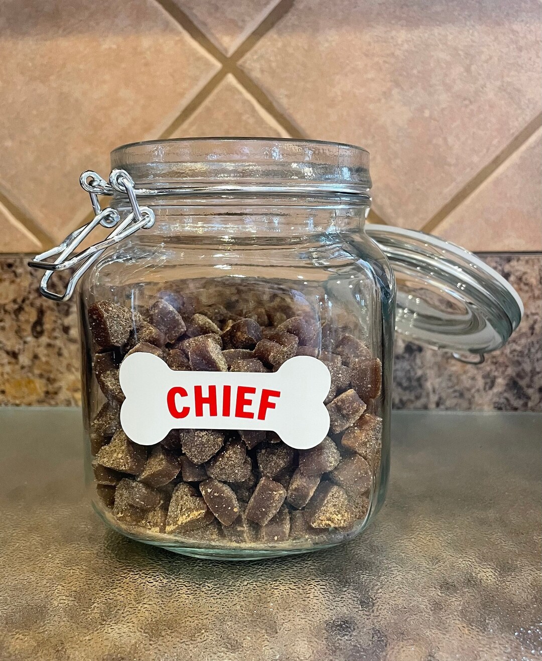 Personalized Treat Jar Etsy