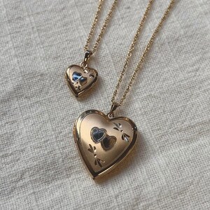 Matching top locket necklaces