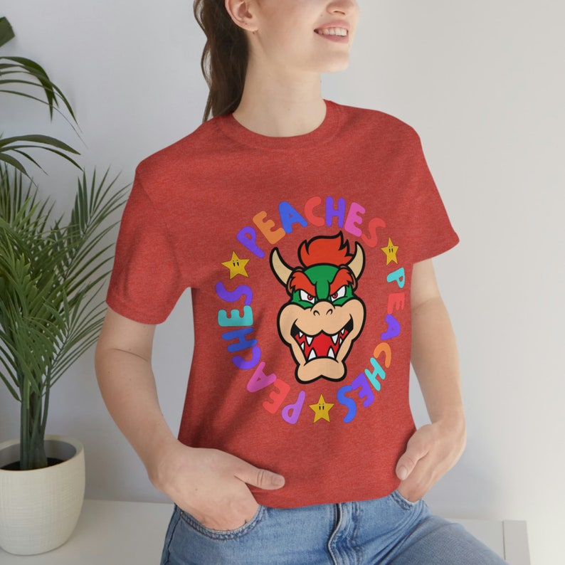 Peaches Peaches Peaches, Bowser Shirt, Mario Movie Shirt, Princess