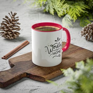 Working From Home Coffee Mug, Goal-Oriented Mug, Working From Home Mug, Glossy Graphic Mug, Remote Work Mug, WFH Coffee Mug, Motivating Mug