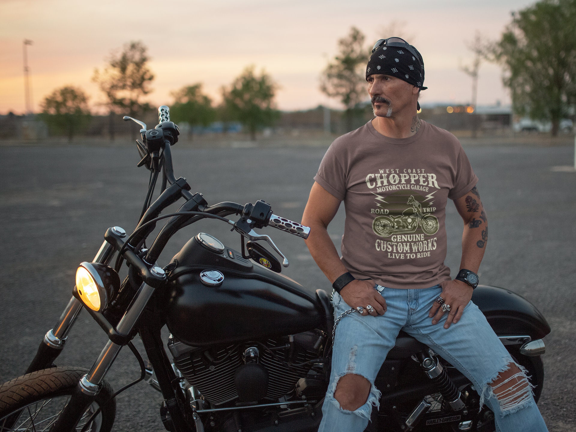Tee Shirt de Moto pour Homme WEST COAST CHOPPER