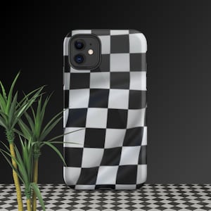 Checkered flag I-phone case- perfect for the F1 fan