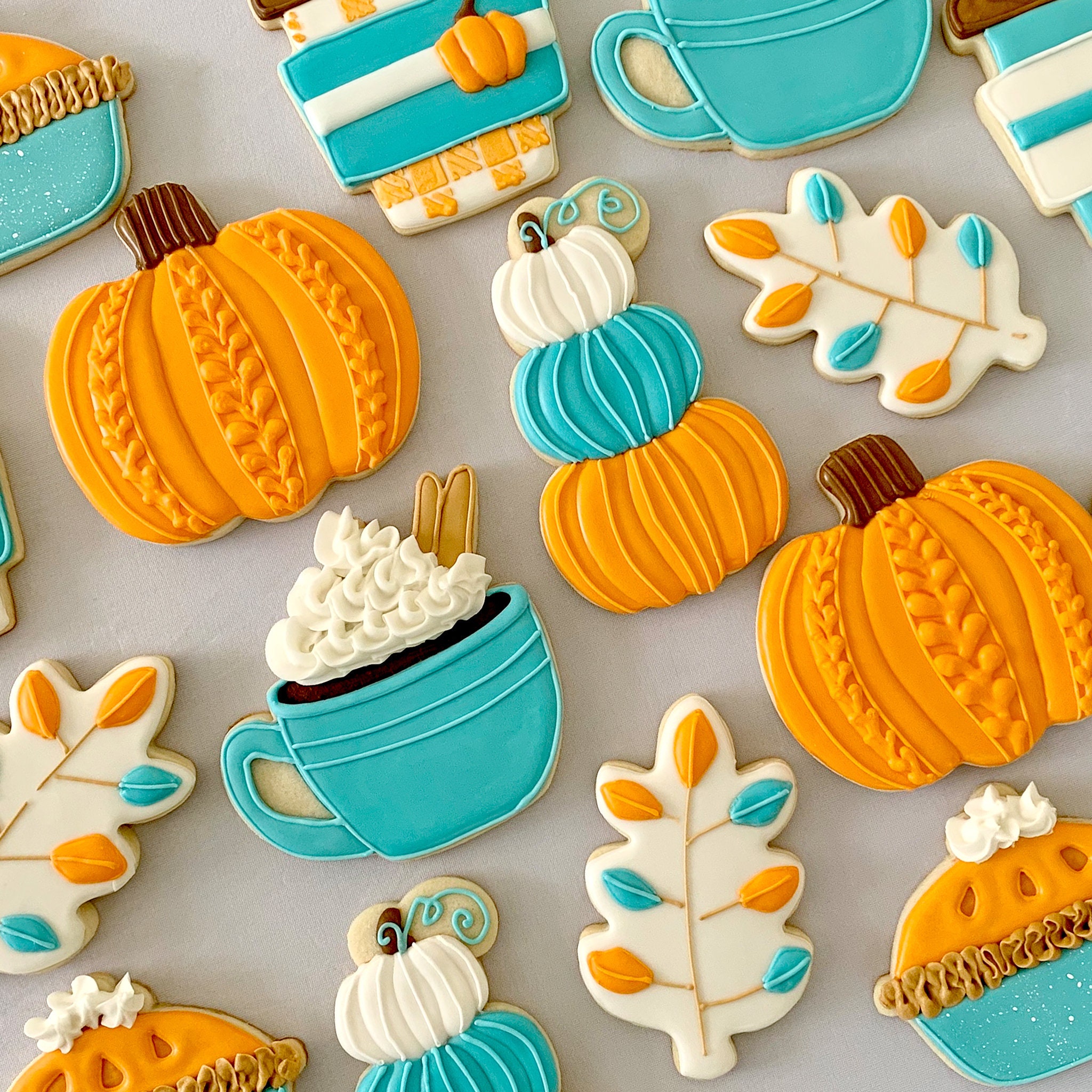 Autumn Treats Sugar Cookies Pumpkin Spice &amp; Everything Nice Fall ...